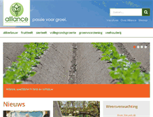 Tablet Screenshot of alliancegroep.nl